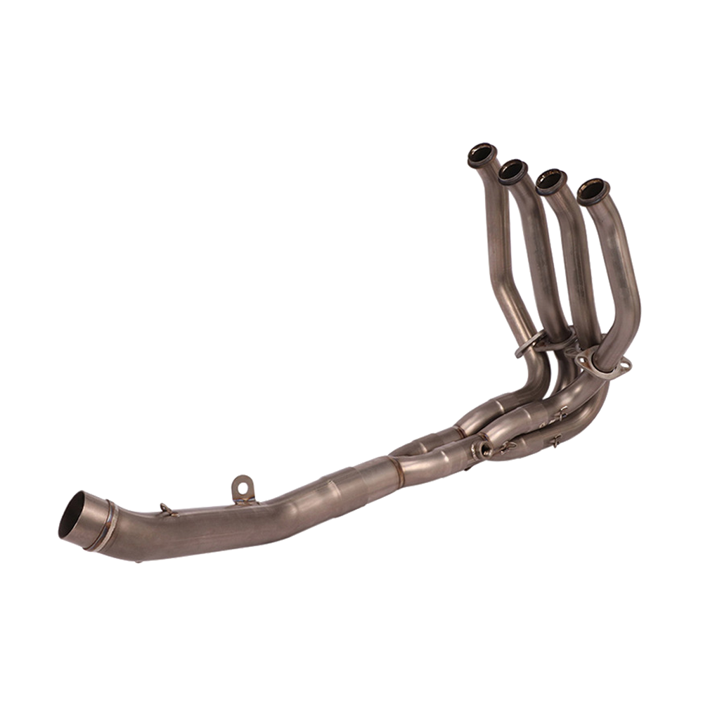 Motorcycle Exhaust Front Headers Slip On Connected Pipe For Kawasaki Z800 13-16
