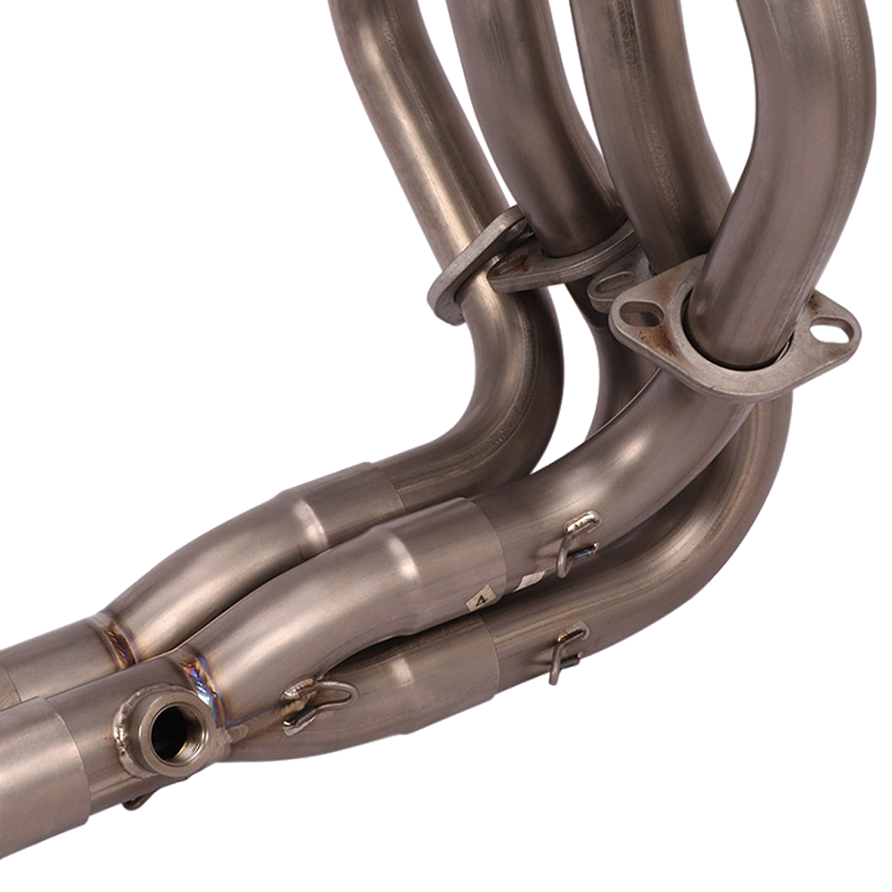 Motorcycle Exhaust Front Headers Slip On Connected Pipe For Kawasaki Z800 13-16 - Image 3
