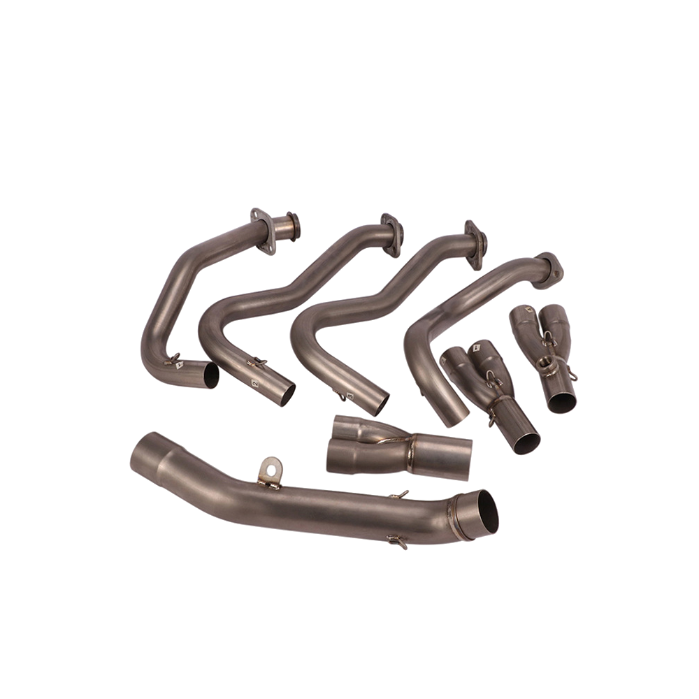 Motorcycle Exhaust Front Headers Slip On Connected Pipe For Kawasaki Z800 13-16 - Image 5