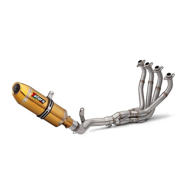 Full Exhaust System Header Link Pipe Muffler Slip On For Kawasaki Z900 2017-2025