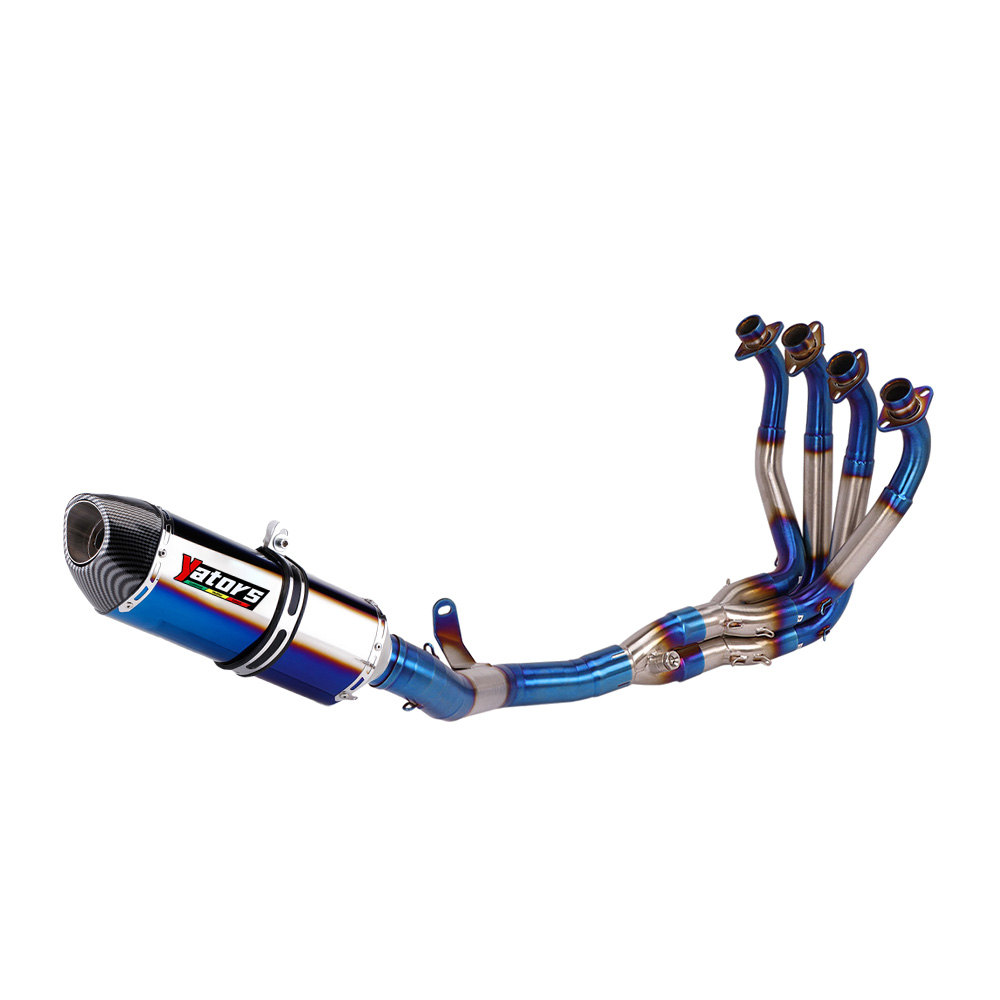 Slip On Full Exhaust System Header Link Pipe Muffler Set For Kawasaki Z900 10-22