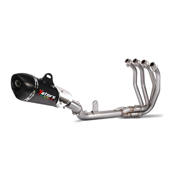 For Kawasaki Ninja ZX4R ZX4RR 2023-2024 Carbon Fiber Muffler Full Exhaust System