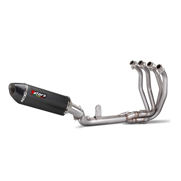 For Kawasaki Ninja ZX4R ZX4RR 2023-2024 Carbon Fiber Muffler Full Exhaust System