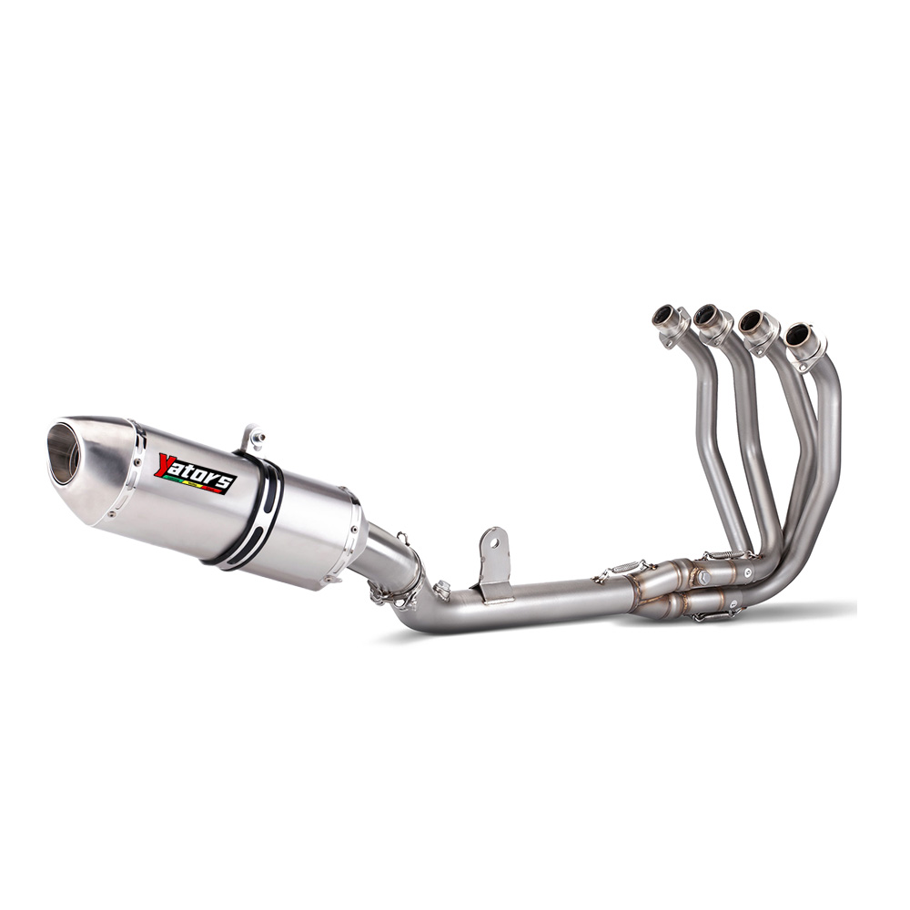 For Kawasaki Ninja ZX4R ZX4RR 2023-2024 Carbon Fiber Muffler Full Exhaust System