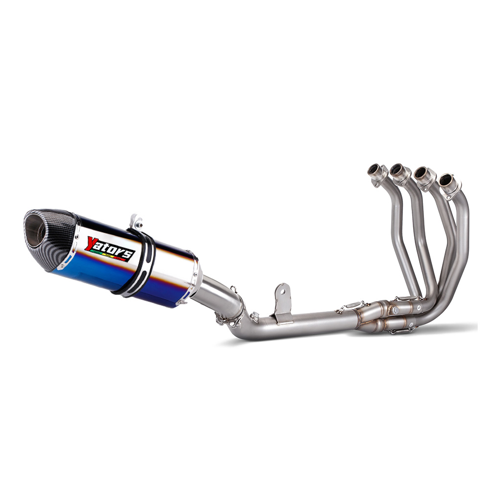 For Kawasaki Ninja ZX4R ZX4RR 2023-2024 Carbon Fiber Muffler Full Exhaust System