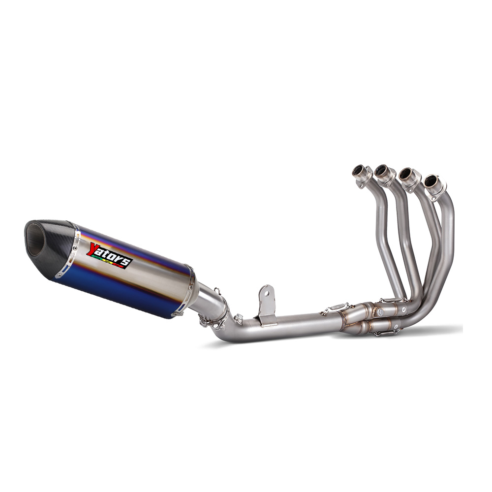 For Kawasaki Ninja ZX4R ZX4RR 2023-2024 Carbon Fiber Muffler Full Exhaust System