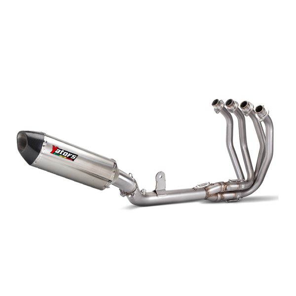 For Kawasaki Ninja ZX4R ZX4RR 2023-2024 Carbon Fiber Muffler Full Exhaust System