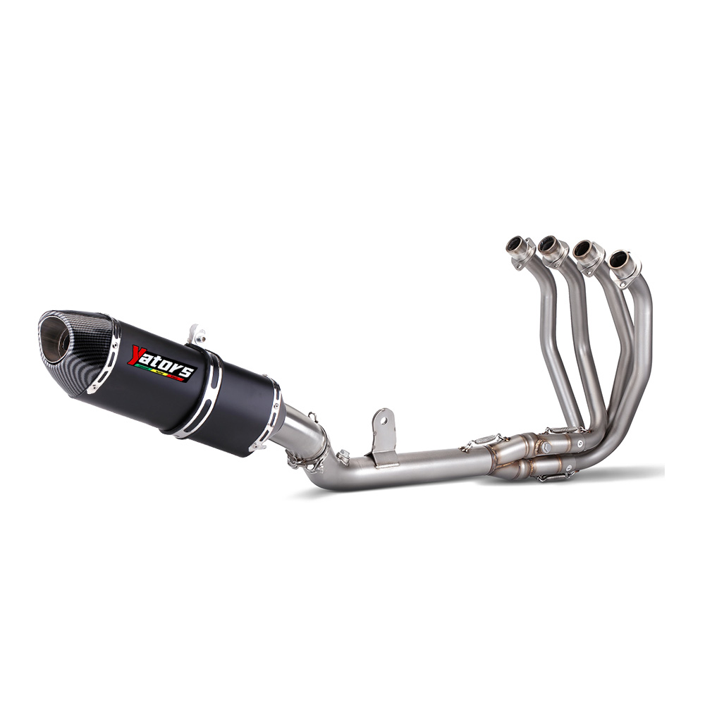For Kawasaki Ninja ZX4R ZX4RR 2023-2024 Carbon Fiber Muffler Full Exhaust System