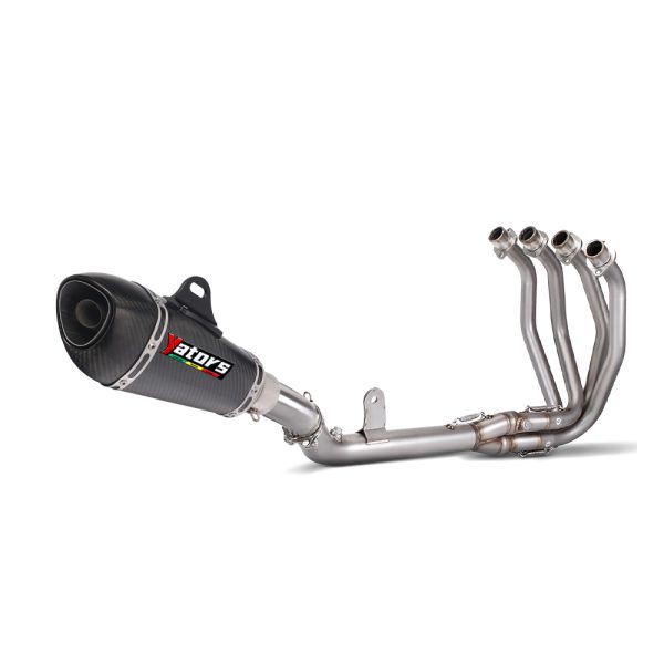 For Kawasaki Ninja ZX4R ZX4RR 2023-2024 Carbon Fiber Muffler Full Exhaust System