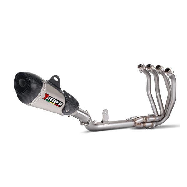 For Kawasaki Ninja ZX4R ZX4RR 2023-2024 Carbon Fiber Muffler Full Exhaust System