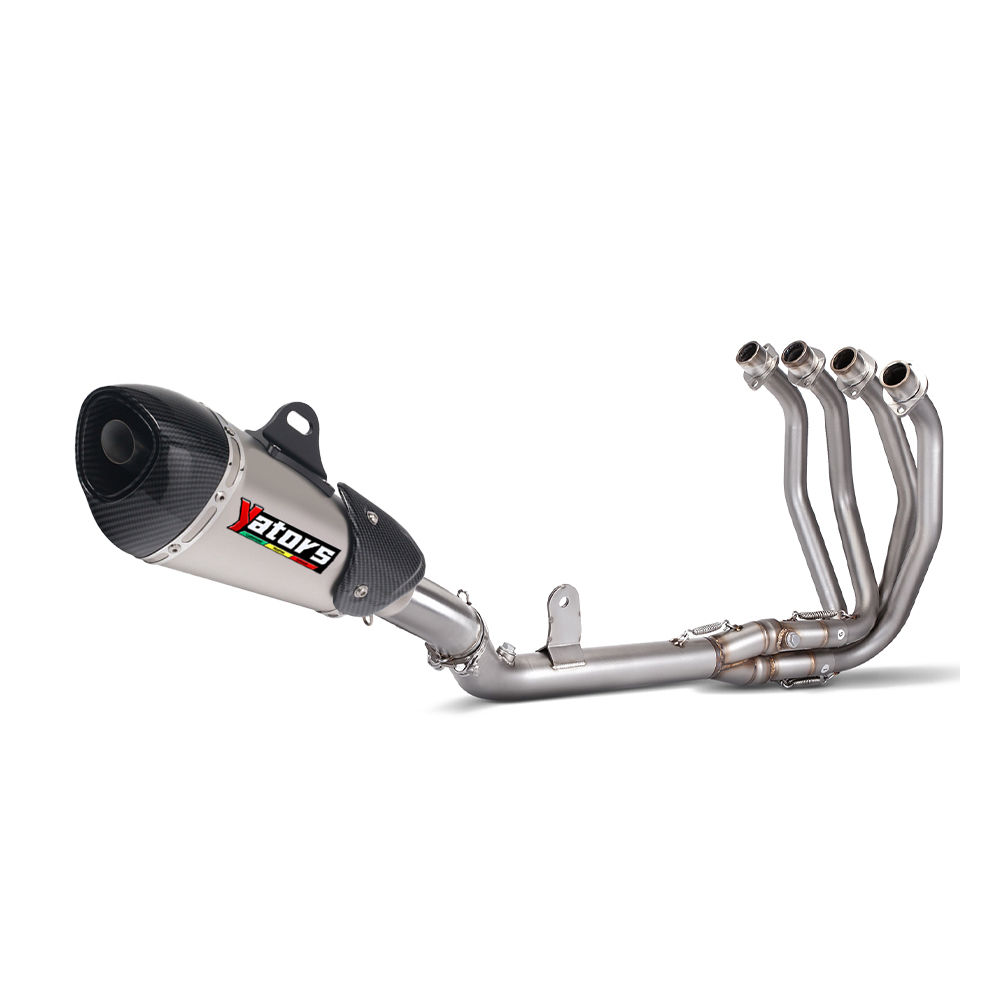 For Kawasaki Ninja ZX4R ZX4RR 2023-2024 Carbon Fiber Muffler Full Exhaust System