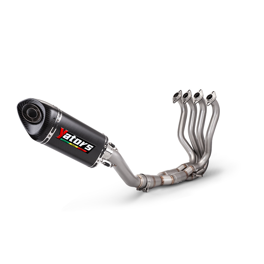 For Kawasaki Ninja ZX6R ZX636 2009-2024 Exhaust System 51mm Header Mid Pipe