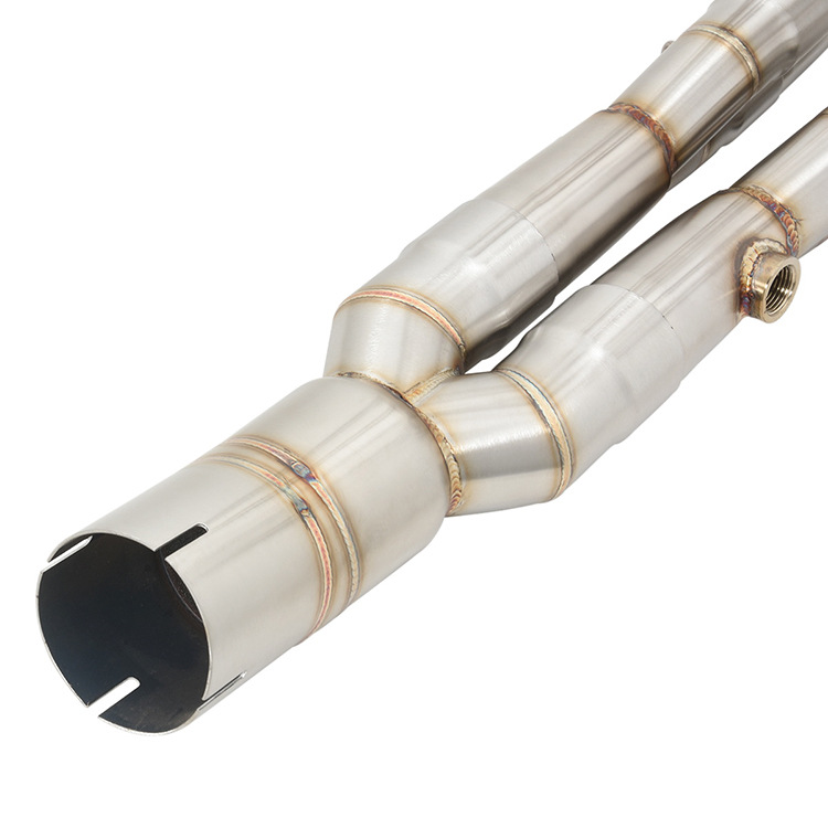 For Kawasaki Ninja ZX6R ZX636 2009-2023 Motorcycle Front Link Header Pipe Escape - Image 6