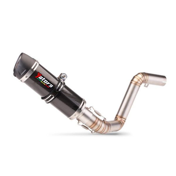 Full Exhaust System Front Link Pipe Mufflers Modified for DUKE 390 200 2012-2017