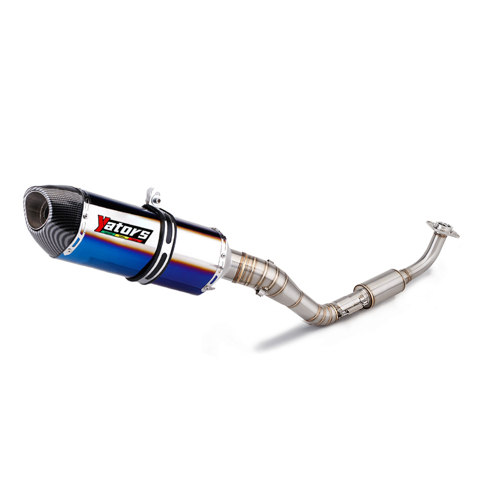 Full System Slip-on Front Link Pipe Exhaust Mufflers For Yamaha NMAX125 NMAX155