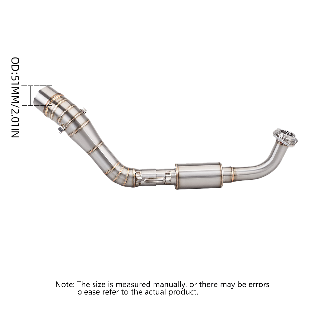 Full System Slip-on Front Link Pipe Exhaust Mufflers For Yamaha NMAX125 NMAX155 - Image 4