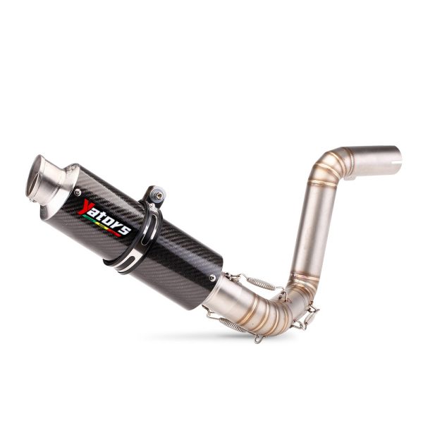 for DUKE 200 390 2012-2017 Full Exhaust System Front Link Pipe Mufflers Modified