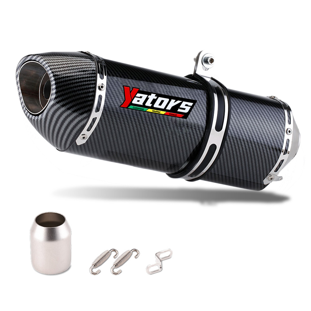 Exhaust Header Link Pipe Slip-On Muffler Tips For Yamaha MT-15 YZF-R15 2020-2021 - Image 2