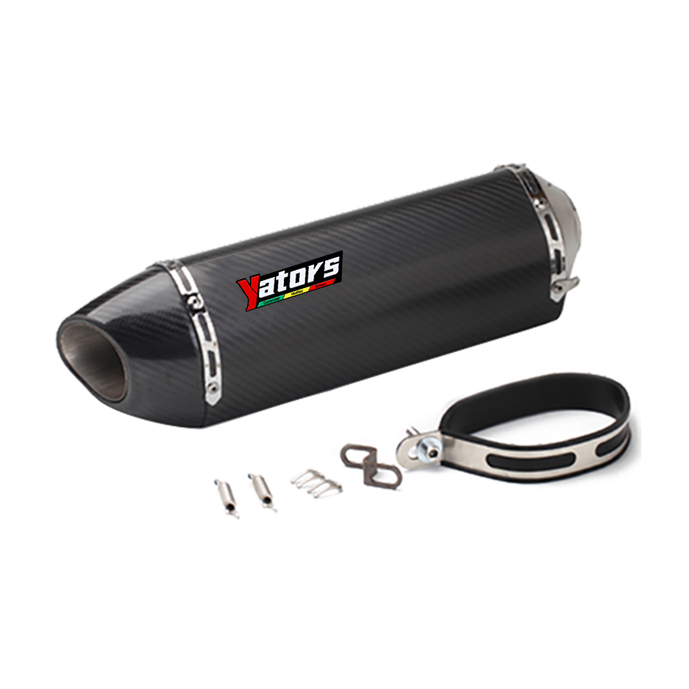 For Kawasaki Ninja ZX4R ZX4RR 2023-2024 Carbon Fiber Muffler Full Exhaust System - Image 2