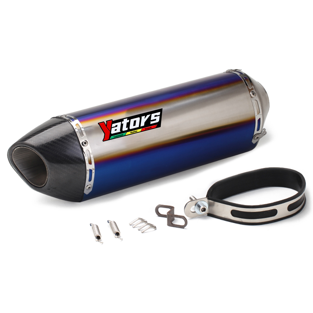 For Kawasaki Ninja ZX4R ZX4RR 2023-2024 Carbon Fiber Muffler Full Exhaust System - Image 2