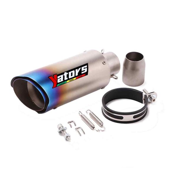 For Yamaha ninja 400 250  ZX6R R3 10R R15 R25 Stainless Steel Exhaust Pipe 51MM