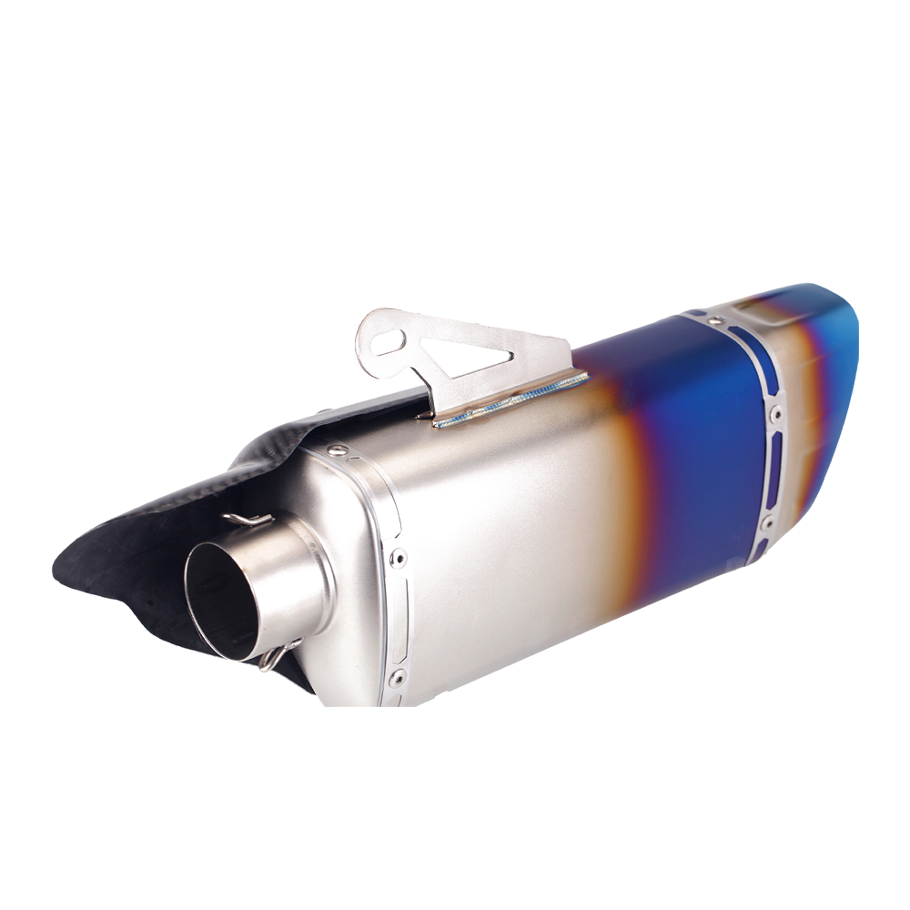 Full System Blue Exhaust Front Pipe Mufflers For Yamaha YZF R7 MT-07 2021-2023 - Image 4