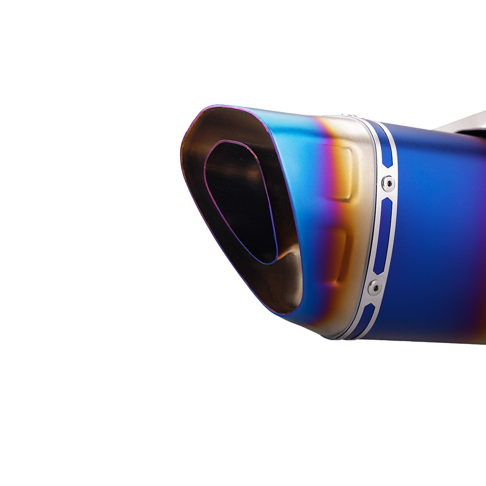 Full System Blue Exhaust Front Pipe Mufflers For Yamaha YZF R7 MT-07 2021-2023 - Image 6