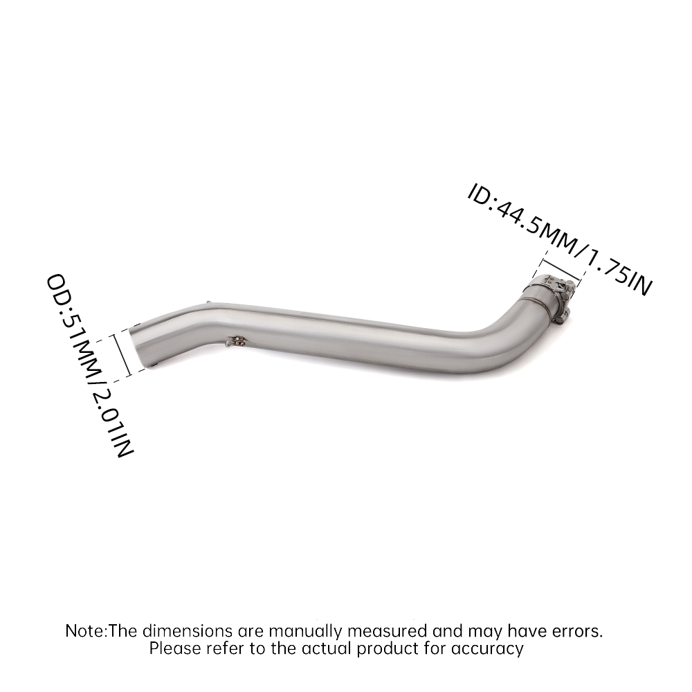 Slip On System Exhaust Muffler Pipe Mid Link Pipe Modified For VOGE DS525X 2023 - Image 5