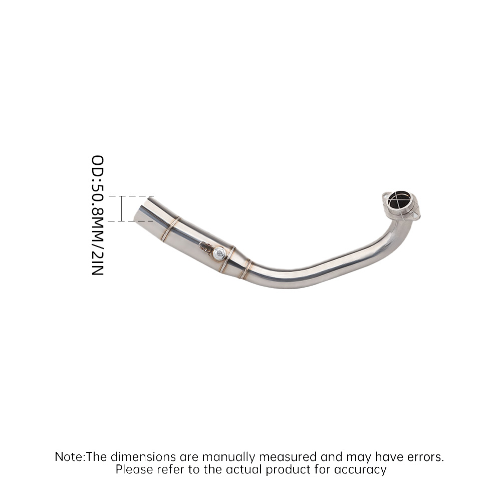 Full Exhaust Muffler Tips Connect Front Pipe Slip For Yamaha XMAX 300 2017-2023 - Image 4