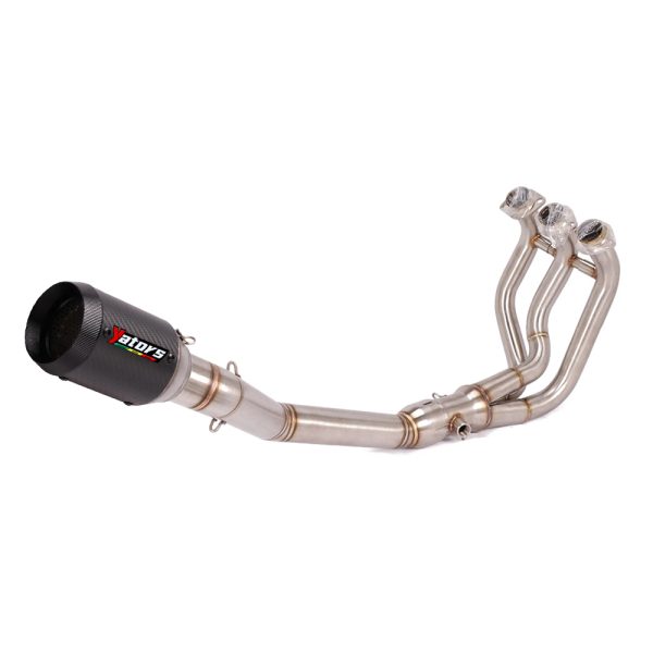 For Yamaha MT09 FZ09 2014-2023 Full Exhaust System Header Link Pipe 51mm Muffler
