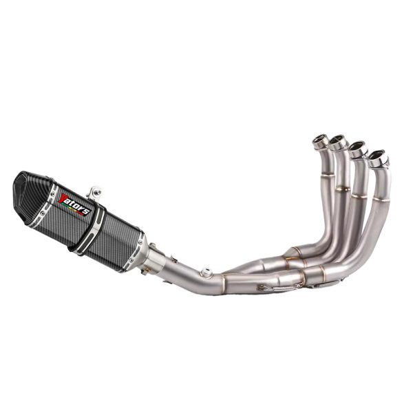 For Yamaha R6 2006-2020 Full System Exhaust Header Mid Link Pipe Muffler Tips