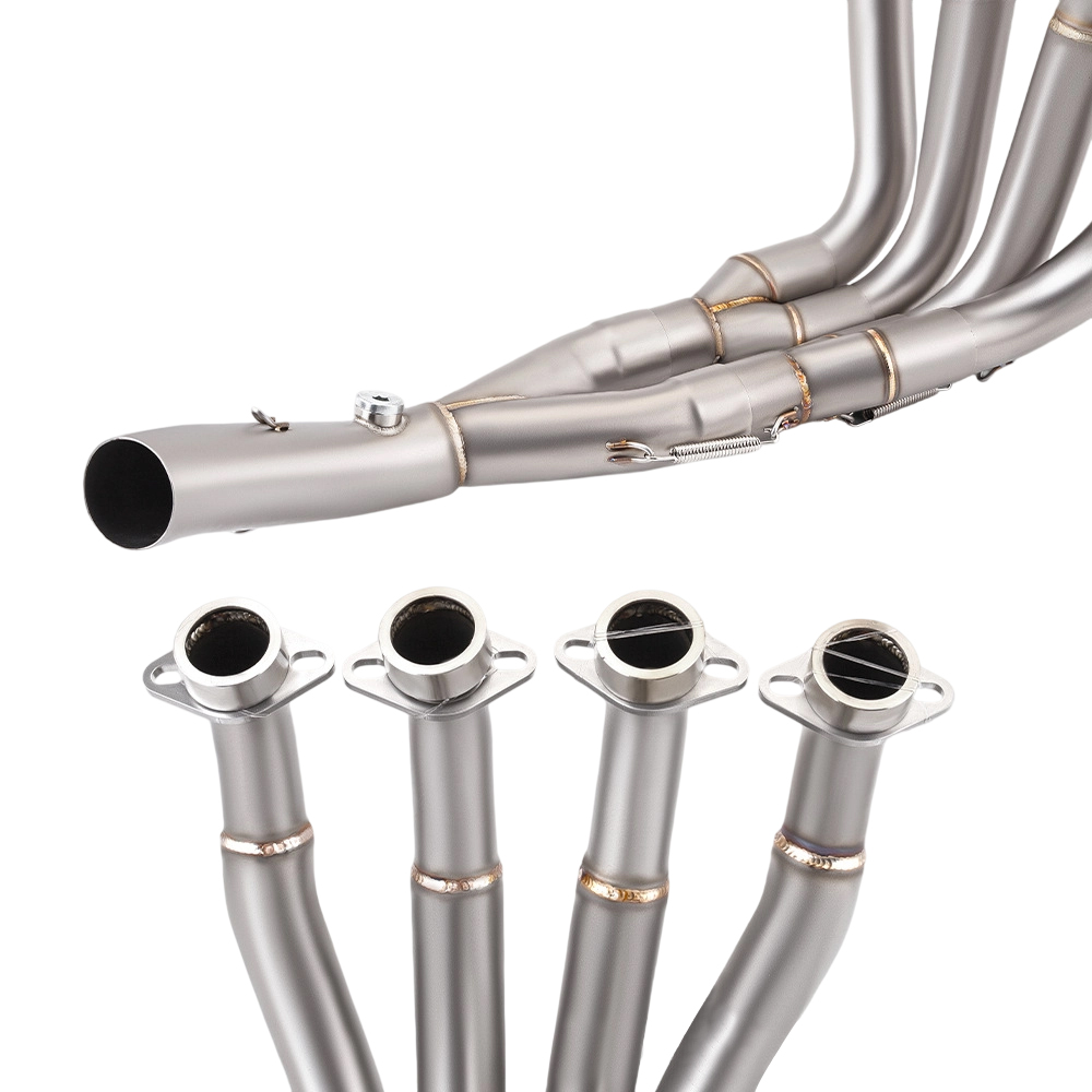 For Yamaha R6 2006-2020 Full System Exhaust Header Mid Link Pipe Muffler Tips - Image 7