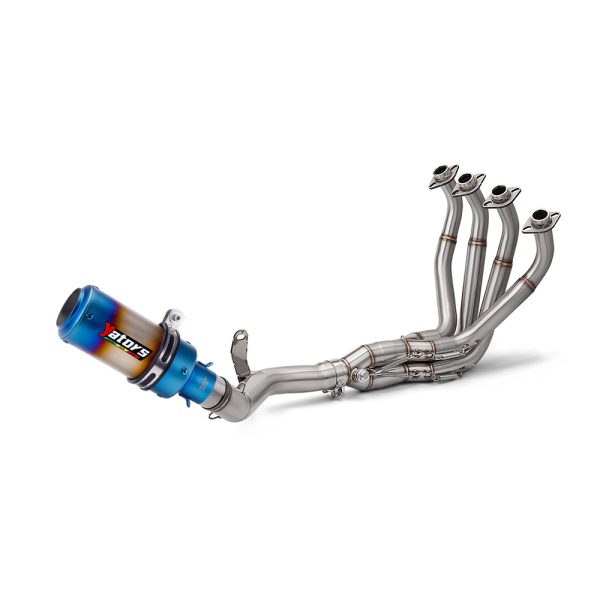 Fit Kawasaki Z900 2017-2024 Exhaust System 51mm Header Full Link Pipe Steel Tips