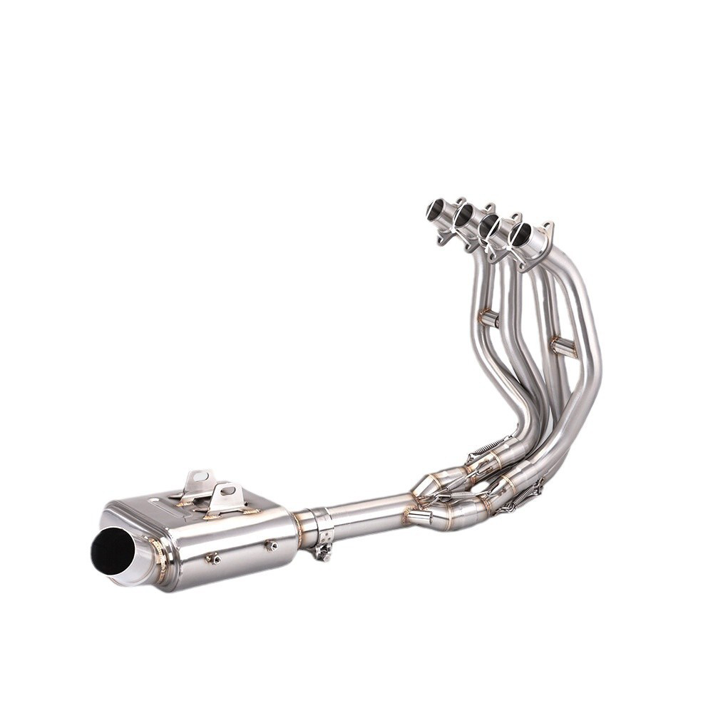 For Kawasaki Ninja ZX4R ZX4RR Full Exhaust Tips Motorcycle Muffler Slip-on - Image 2