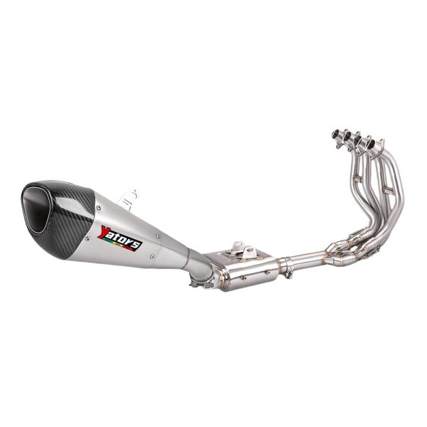 For Kawasaki Ninja ZX4R ZX4RR Full Exhaust Tips Motorcycle Muffler Slip-on