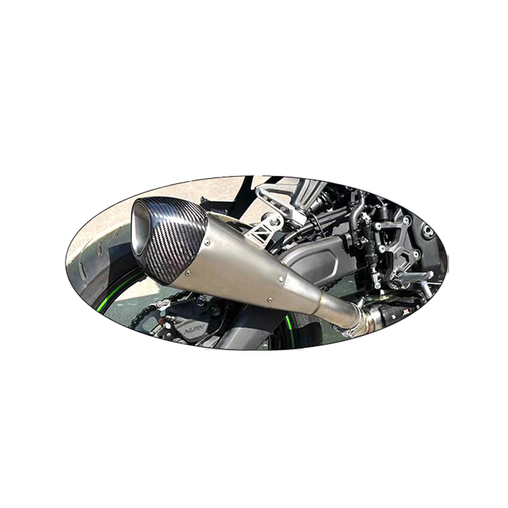 For Kawasaki Ninja ZX4R ZX4RR Full Exhaust Tips Motorcycle Muffler Slip-on - Image 4
