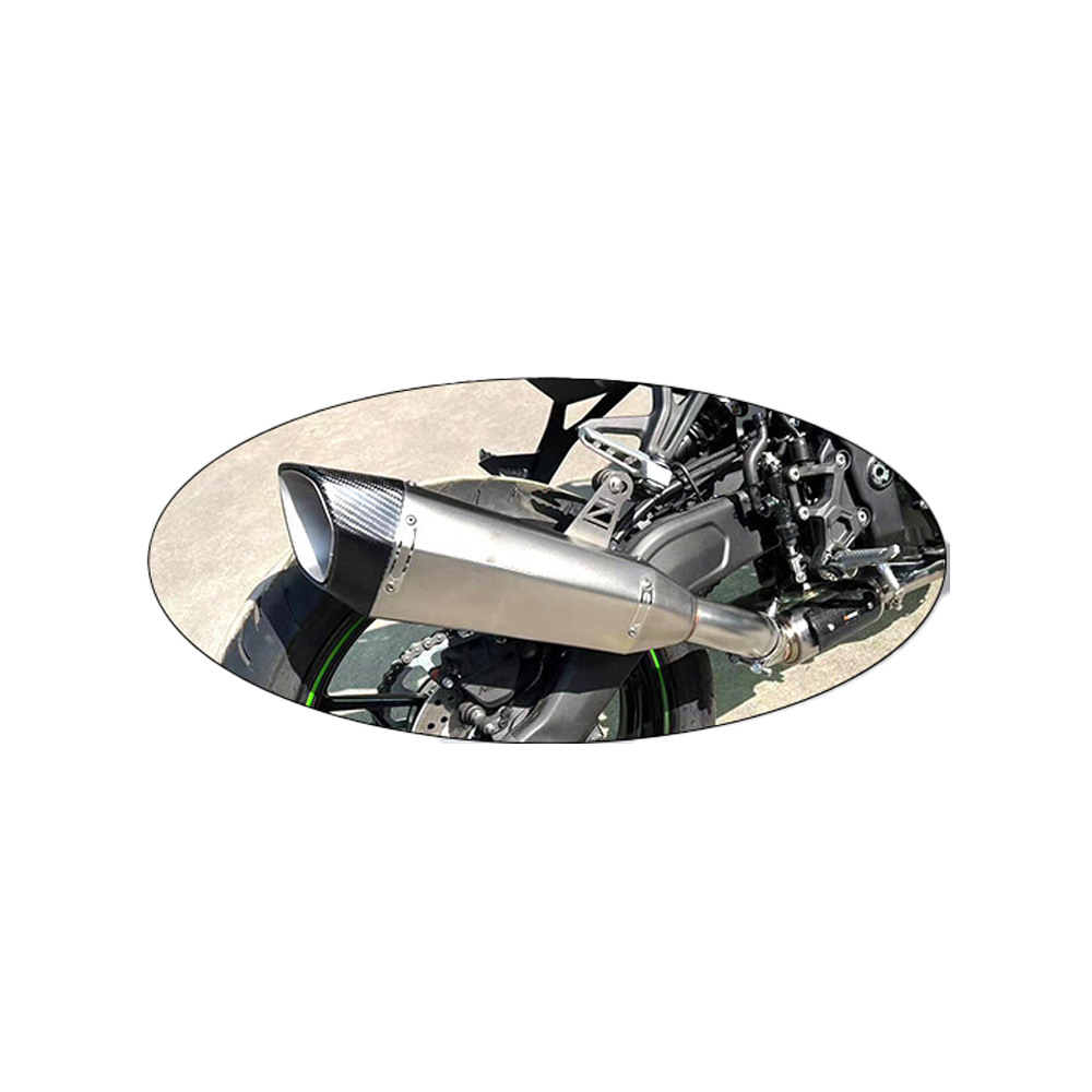 For Kawasaki Ninja ZX4R ZX4RR Full Exhaust Tips Motorcycle Muffler Slip-on - Image 3