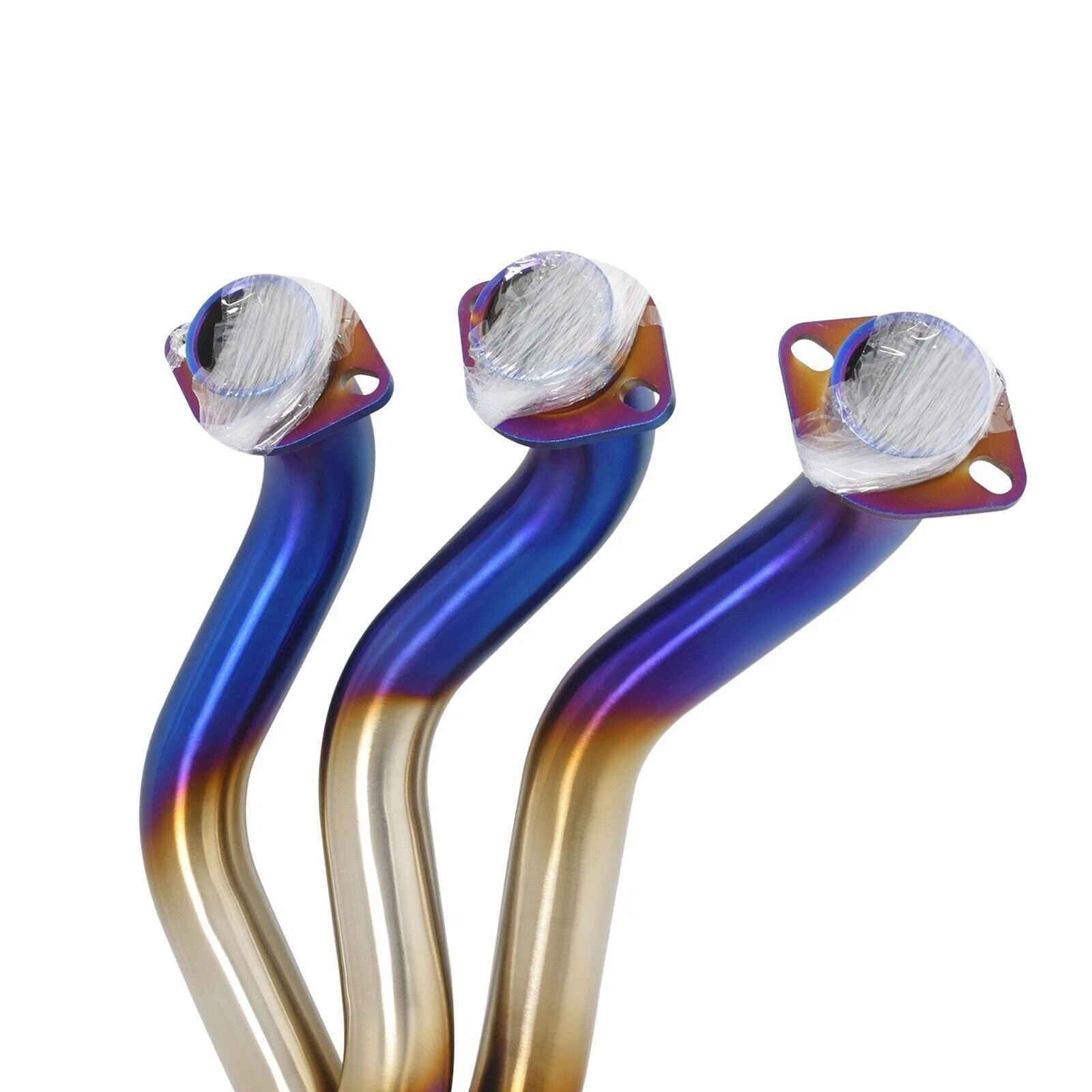 For Yamaha FJ09 FZ09 MT-09 2015-2020 Slip On Exhaust System Blue Header Pipe - Image 2