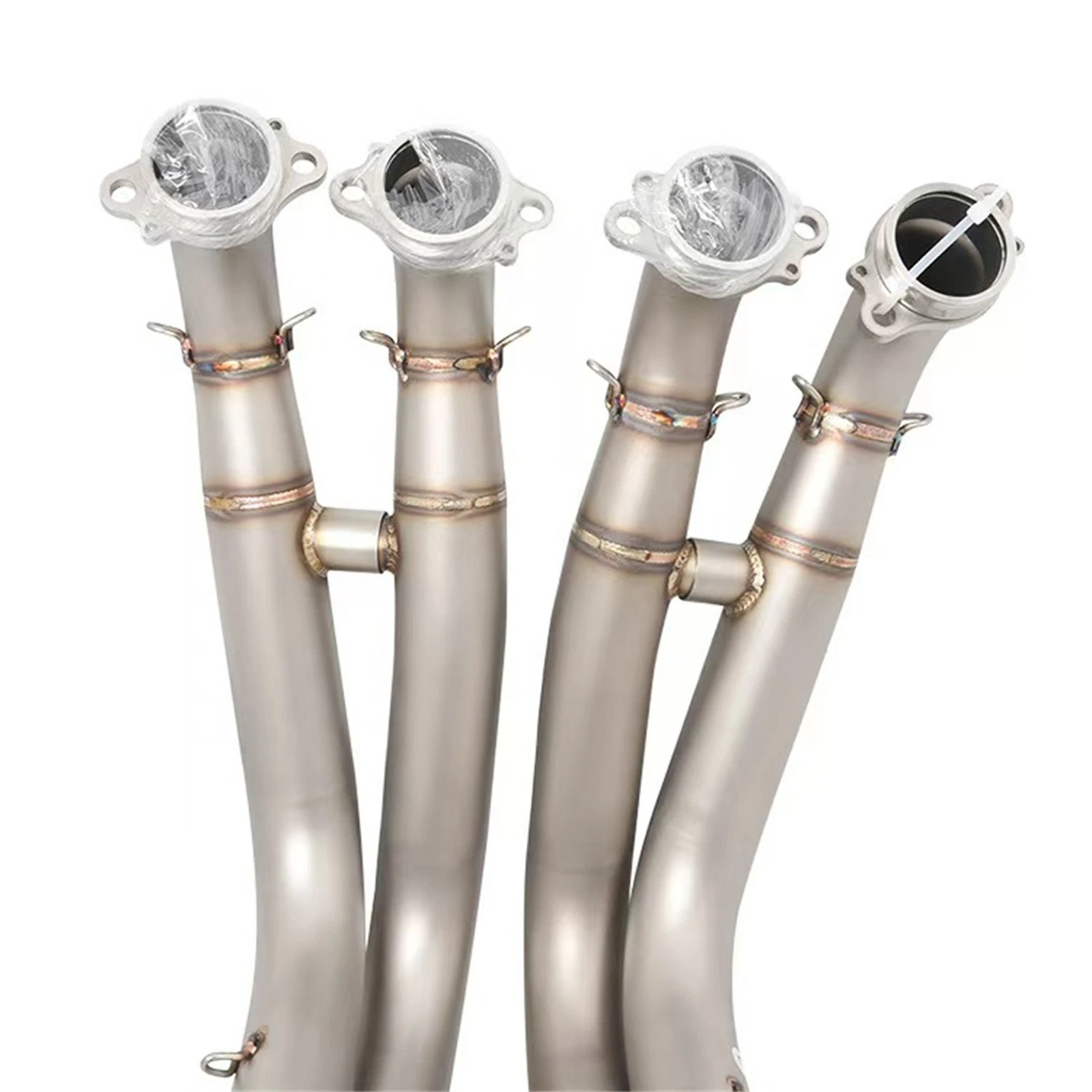 Stainless Steel Exhaust Tips Mid Pipe For BMW M1000RR S1000R 2019-2025 - Image 2