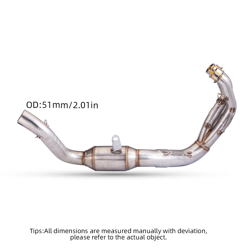 Whole System For Yamaha MT-09 FZ-09 2021-2024 Black Muffler Exhaust Header Pipe - Image 4