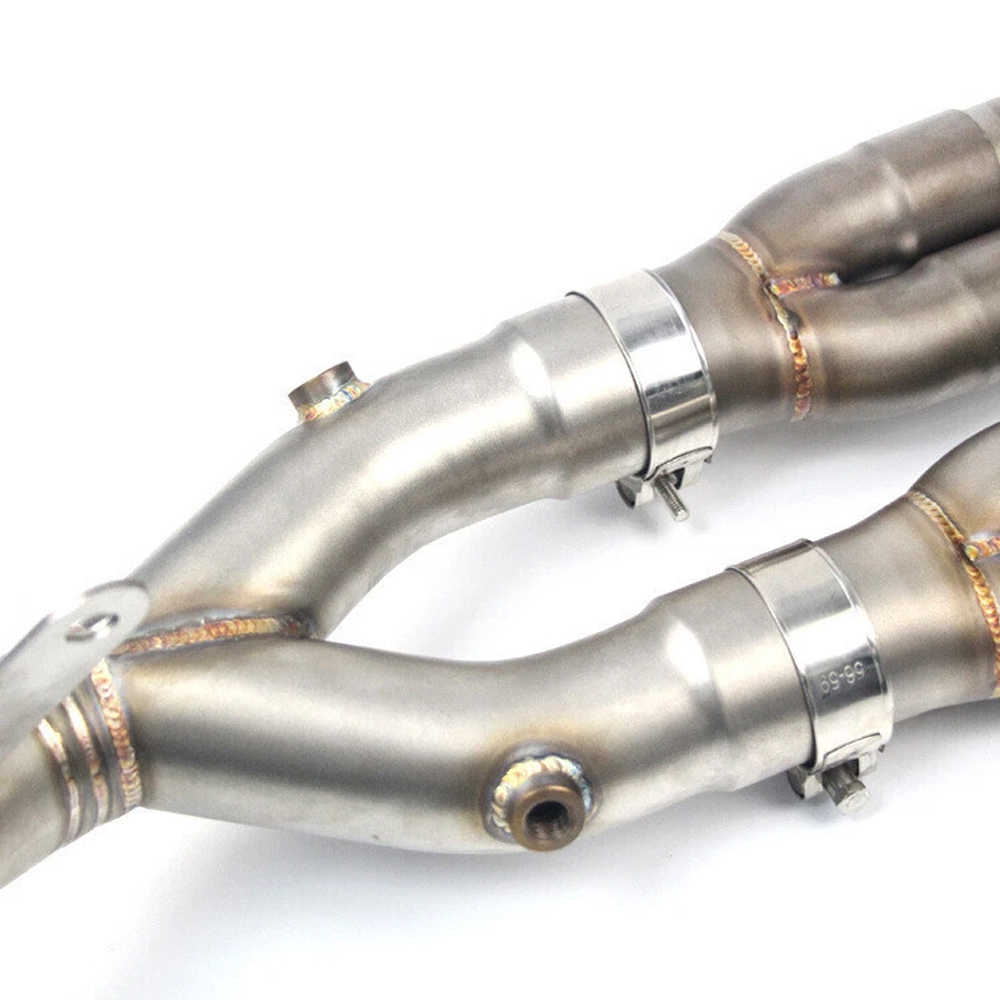 For YAMAHA R1 2015-2023 MT-10 FZ10 Full System Exhaust Front Pipe Carbon Muffler - Image 2