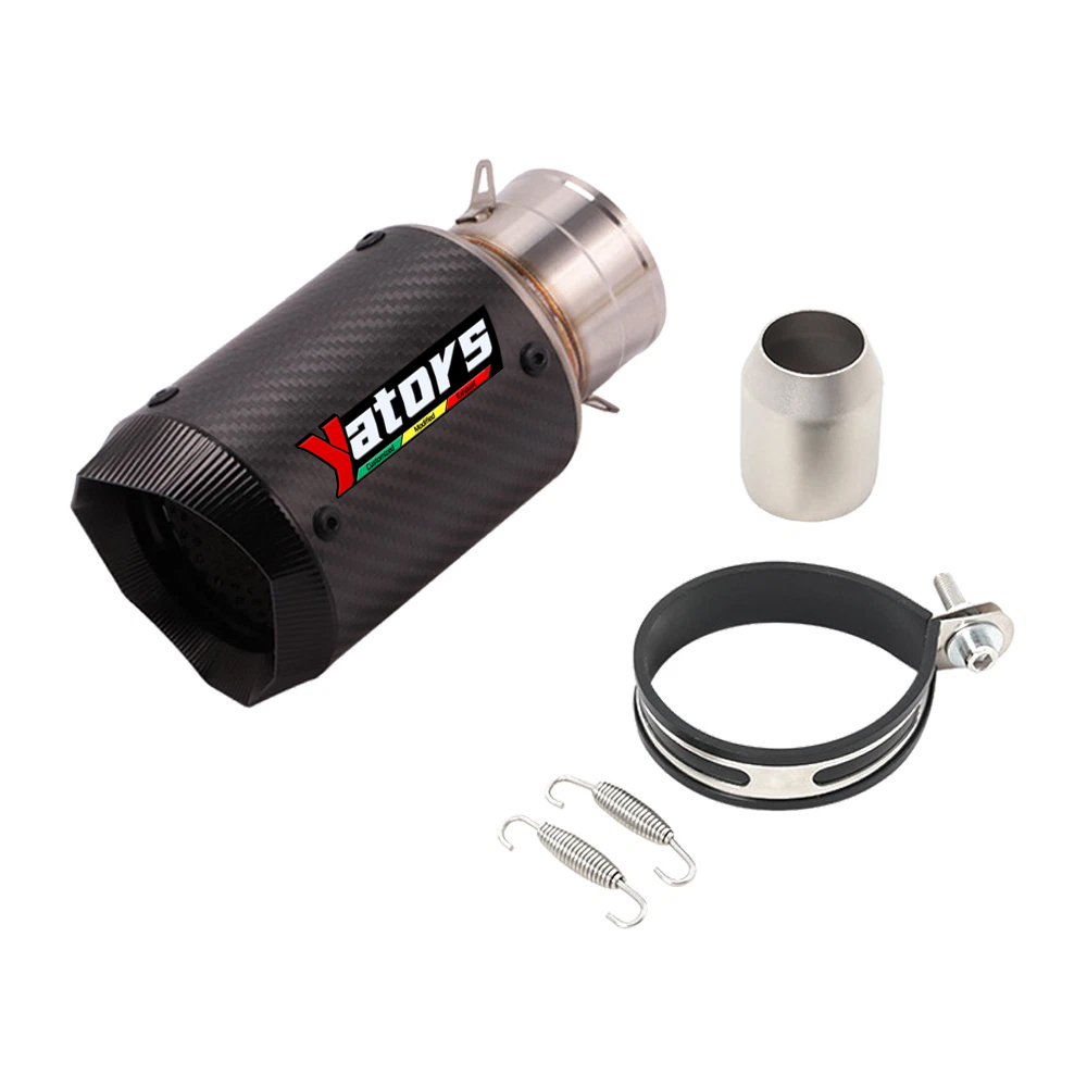 Full Exhaust System Muffler Link Pipe Tip For Yamaha MT09 FZ09 XSR900 2014-2020 - Image 2