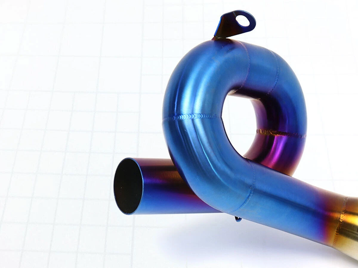 For Yamaha MT07 FZ07 Full Exhaust System Header Pipe Front Mid Pipe Slip On 2 in - Image 2