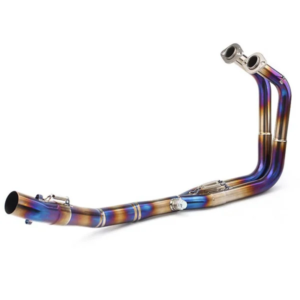 FOR Kawasaki NINJA400 2017-2022 Exhaust System Front Header Link Pipe Titanium