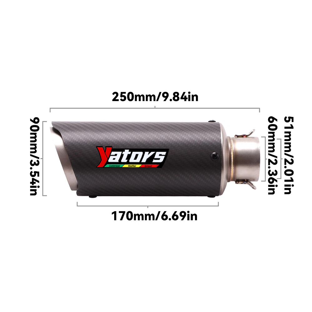 For Yamaha FZ09 MT-09 2021-2023 Full Exhaust System Header Link Pipe Muffler - Image 5