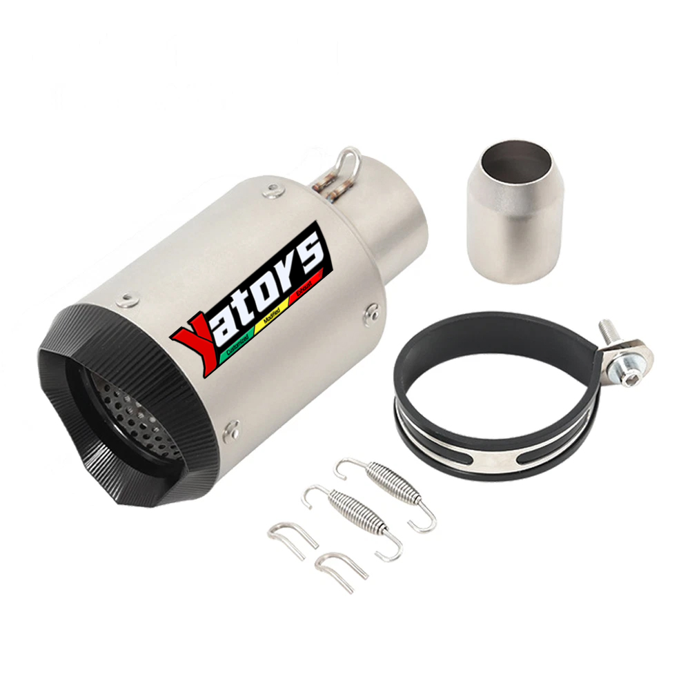 Full Exhaust System Muffler Link Pipe Tip For Yamaha MT09 FZ09 XSR900 2014-2020 - Image 2