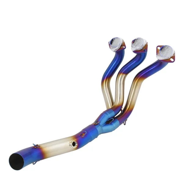 For Yamaha FJ09 FZ09 MT-09 2015-2020 Slip On Exhaust System Blue Header Pipe