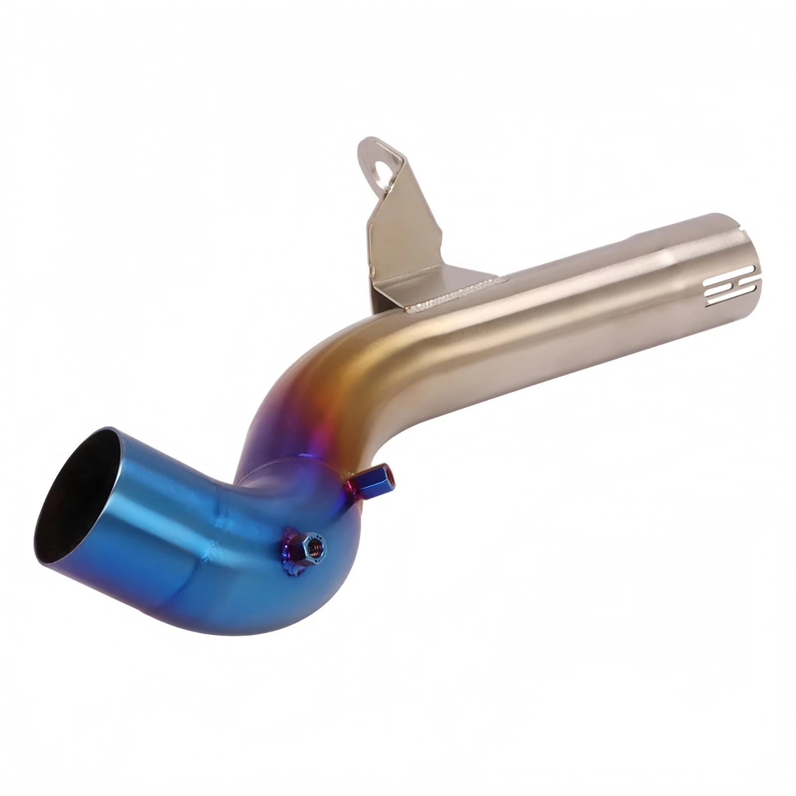 For BMW F850GS F750GS 2018-2024 Modified System Exhaust Mid Link Pipe Blue - Image 3