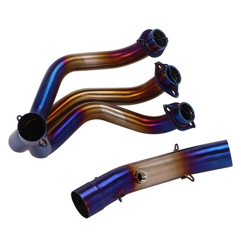 Full Exhaust System Muffler Link Pipe Tip For Yamaha MT09 FZ09 XSR900 2014-2020 - Image 3