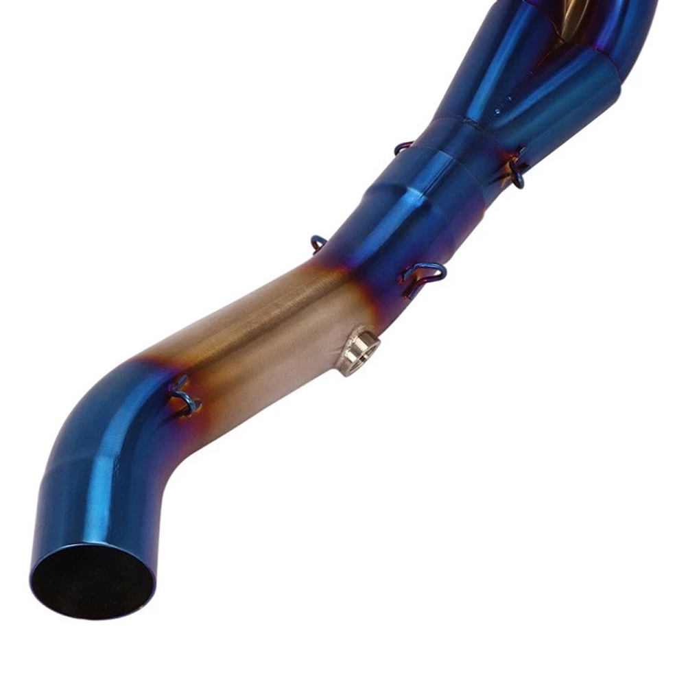 Full System For Yamaha MT-09 FZ09 2014-2020 Blue Muffler Exhaust Front Link Pipe - Image 4